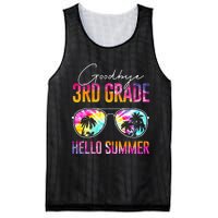 Tie Dye Goodbye 3rd Grade Hello Summer Last Day Of School Mesh Reversible Basketball Jersey Tank