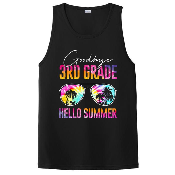 Tie Dye Goodbye 3rd Grade Hello Summer Last Day Of School PosiCharge Competitor Tank