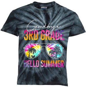 Tie Dye Goodbye 3rd Grade Hello Summer Last Day Of School Kids Tie-Dye T-Shirt