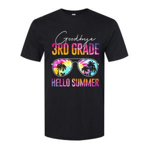 Tie Dye Goodbye 3rd Grade Hello Summer Last Day Of School Softstyle CVC T-Shirt