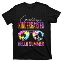 Tie Dye Goodbye Kindergarten Hello Summer Last Day Of School T-Shirt