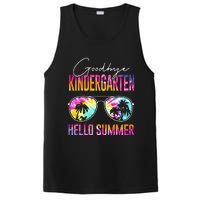 Tie Dye Goodbye Kindergarten Hello Summer Last Day Of School PosiCharge Competitor Tank