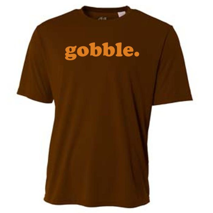 Thanksgiving Day Gobble Gobble Turkey Trot Funny Gift Cooling Performance Crew T-Shirt