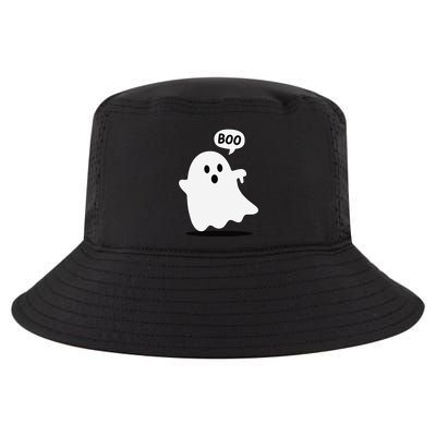 Thumbs Down Ghost Screaming Boo Disapproval Ghost Halloween Cool Comfort Performance Bucket Hat