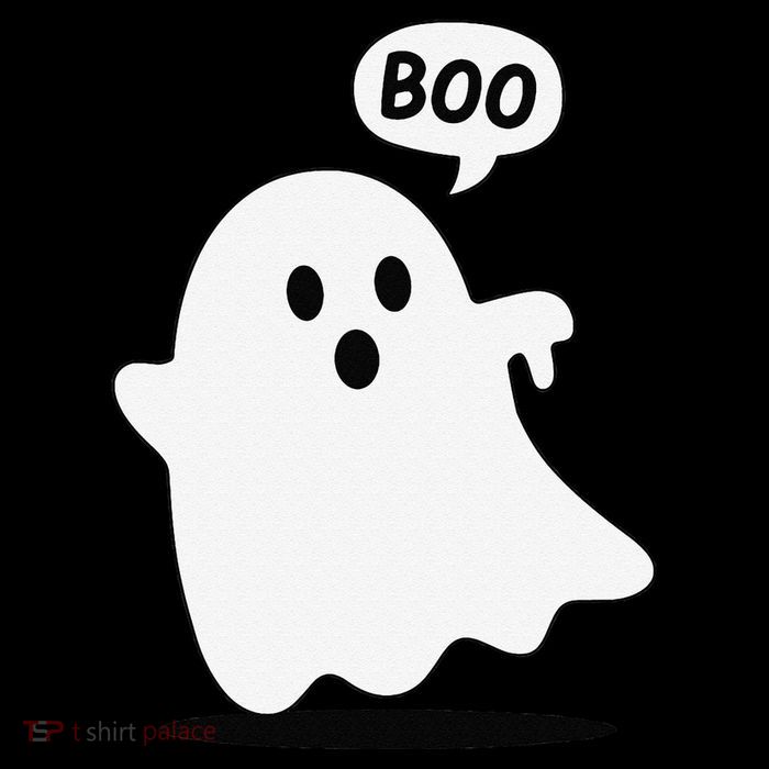 Thumbs Down Ghost Screaming Boo Disapproval Ghost Halloween Apron