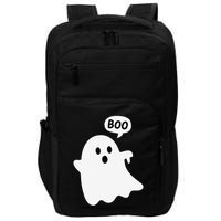 Thumbs Down Ghost Screaming Boo Disapproval Ghost Halloween Impact Tech Backpack