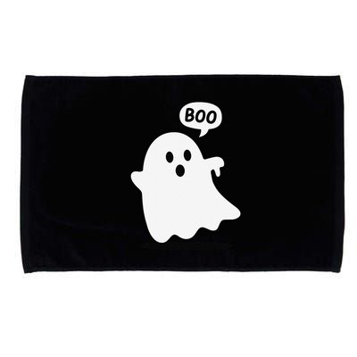 Thumbs Down Ghost Screaming Boo Disapproval Ghost Halloween Microfiber Hand Towel