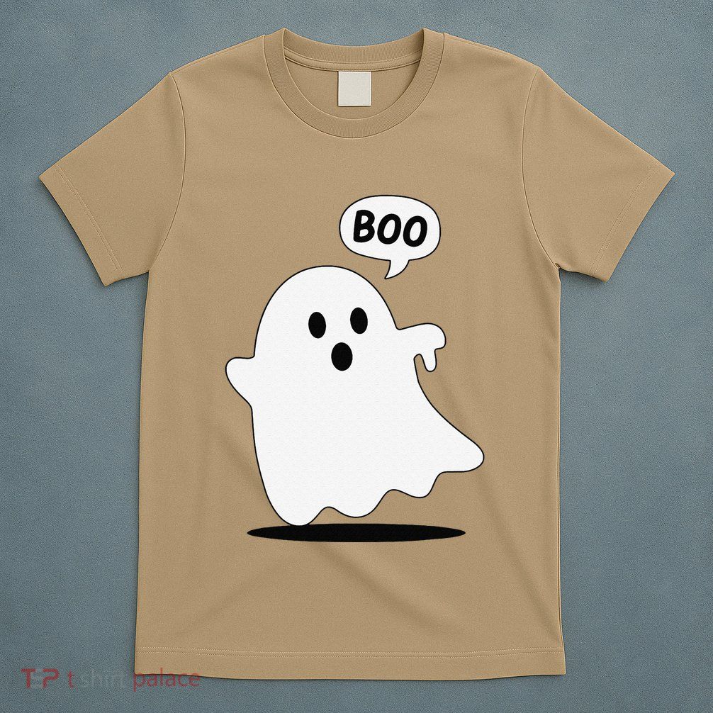 Thumbs Down Ghost Screaming Boo Disapproval Ghost Halloween T-Shirt