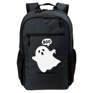 Thumbs Down Ghost Screaming Boo Disapproval Ghost Halloween Daily Commute Backpack