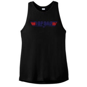 Top Dad Great Gift Ladies PosiCharge Tri-Blend Wicking Tank