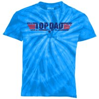 Top Dad Great Gift Kids Tie-Dye T-Shirt