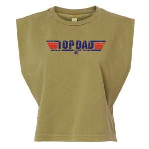 Top Dad Great Gift Garment-Dyed Women's Muscle Tee