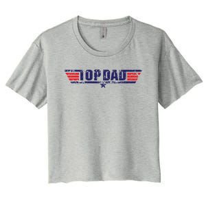 Top Dad Great Gift Women's Crop Top Tee