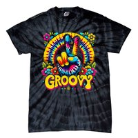 Tie Dye Groovy Peace Sign Hippie Tie-Dye T-Shirt