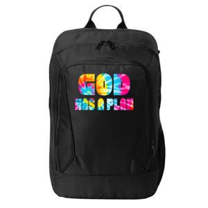 Tie Dye God Has A Plan City Backpack