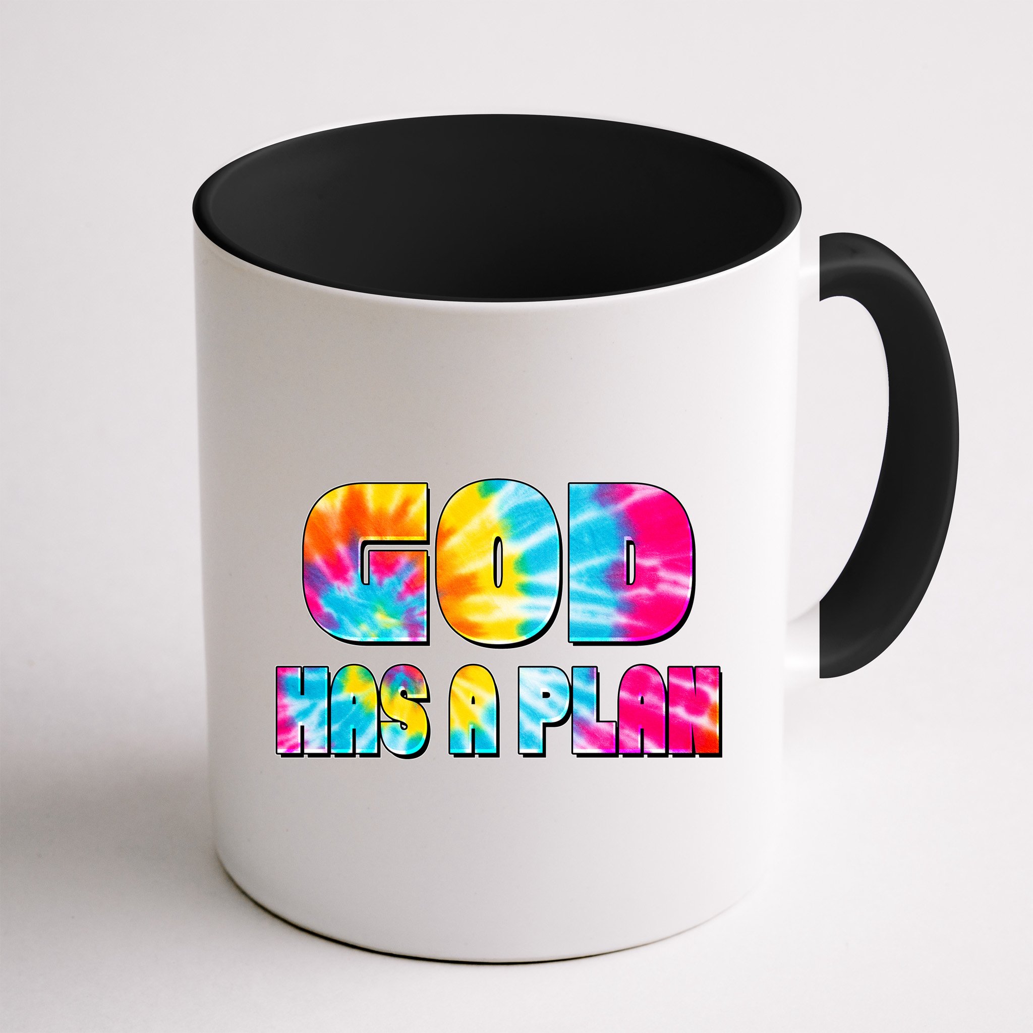 Tie Dye God Has A Plan Mug