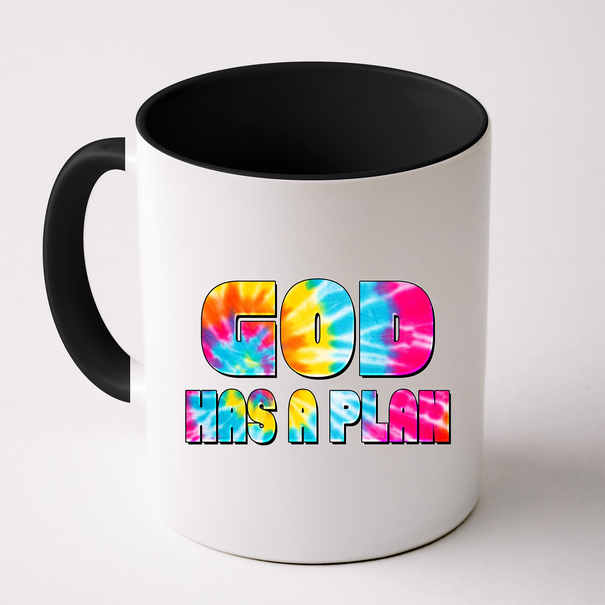 Tie Dye God Has A Plan Mug