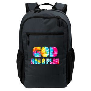 Tie Dye God Has A Plan Daily Commute Backpack