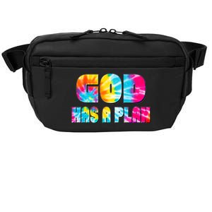 Tie Dye God Has A Plan Crossbody Pack