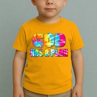 Tie Dye God Has A Plan Toddler T-Shirt