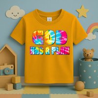 Tie Dye God Has A Plan Toddler T-Shirt