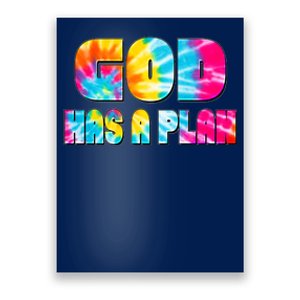 Tie Dye God Has A Plan Poster