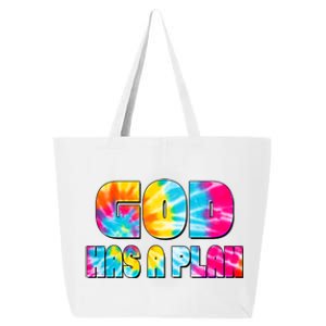 Tie Dye God Has A Plan 25L Jumbo Tote