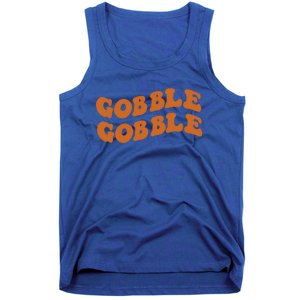 Thanksgiving Day Gobble Gobble Funny Turkey Trot Gift Tank Top