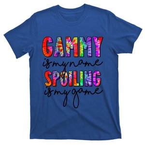 Tie Dye Gammy Is My Name Spoiling Is My Game Mothers Day Cool Gift T-Shirt