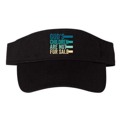 Trending Design Gods Children Are Not For Sale Valucap Bio-Washed Visor