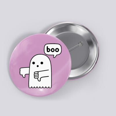 Thumbs Down Ghost Screaming Boo Disapproval Button