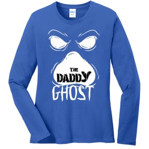 The Daddy Ghost Spooky Halloween Matching Family Costumes Meaningful Gift Ladies Long Sleeve Shirt