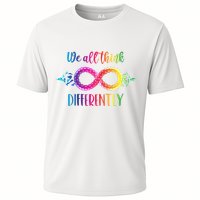 Think Differently Glass Infinity Symbol Autism Awareness Performance Shirt