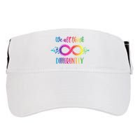 Think Differently Glass Infinity Symbol Autism Awareness Adult Drive Performance Visor