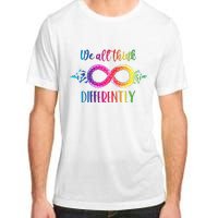 Think Differently Glass Infinity Symbol Autism Awareness Adult ChromaSoft Performance T-Shirt