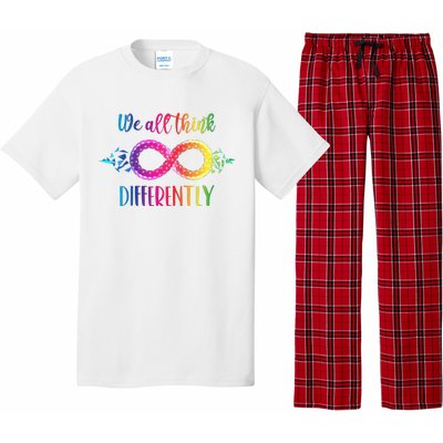 Think Differently Glass Infinity Symbol Autism Awareness Pajama Set