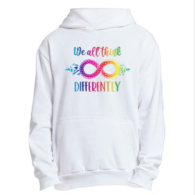 Think Differently Glass Infinity Symbol Autism Awareness Urban Pullover Hoodie