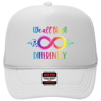 Think Differently Glass Infinity Symbol Autism Awareness Trucker Hat