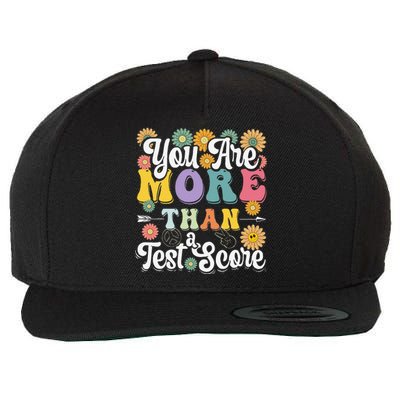 Test Day Groovy Teacher You Are More Than A Test Score Wool Snapback Cap