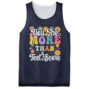 Test Day Groovy Teacher You Are More Than A Test Score Mesh Reversible Basketball Jersey Tank