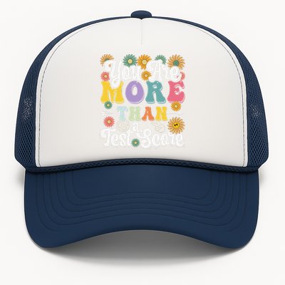 Test Day Groovy Teacher You Are More Than A Test Score Trucker Hat