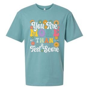 Test Day Groovy Teacher You Are More Than A Test Score Sueded Cloud Jersey T-Shirt