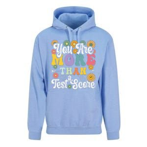 Test Day Groovy Teacher You Are More Than A Test Score Unisex Surf Hoodie