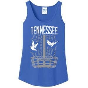 Tennessee Disc Golf Player Breaking Chains Birdie Great Gift Ladies Essential Tank