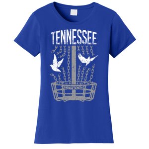 Tennessee Disc Golf Player Breaking Chains Birdie Great Gift Women's T-Shirt