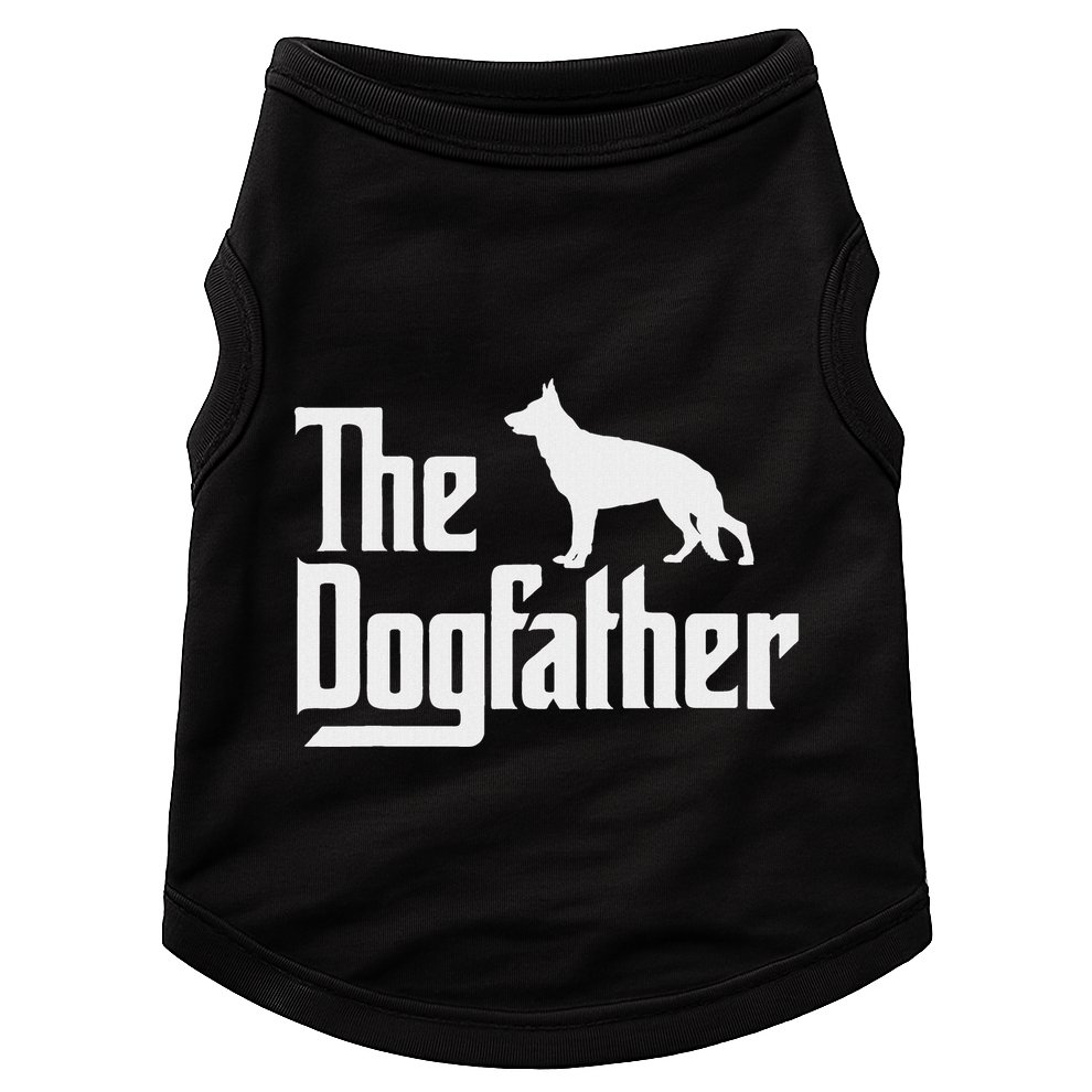 The Dogfather German Shepherd Dog Dad Best Dog Daddy Ever Doggie Tank
