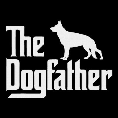 The Dogfather German Shepherd Dog Dad Best Dog Daddy Ever T-Shirt