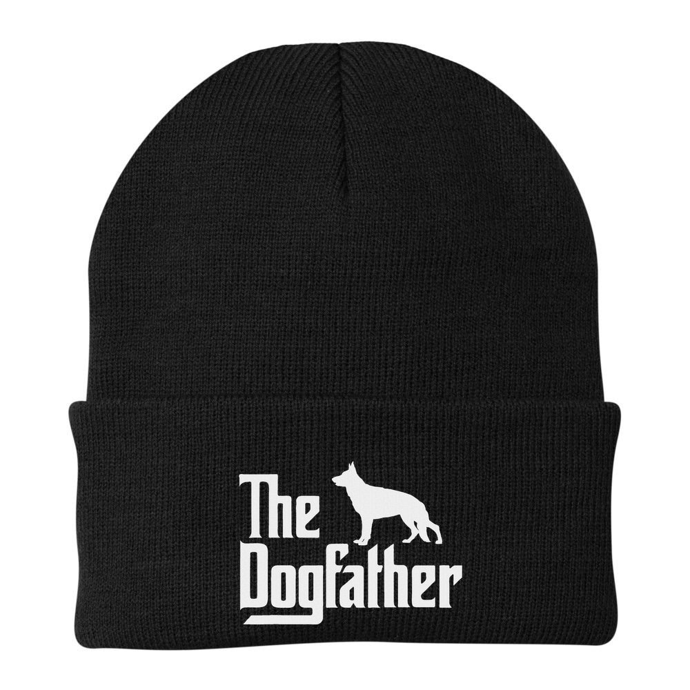 The Dogfather German Shepherd Dog Dad Best Dog Daddy Ever Beanie