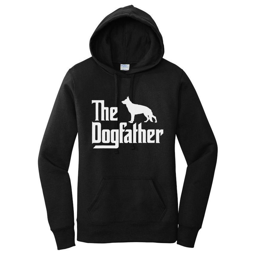 The Dogfather German Shepherd Dog Dad Best Dog Daddy Ever Women's Pullover Hoodie