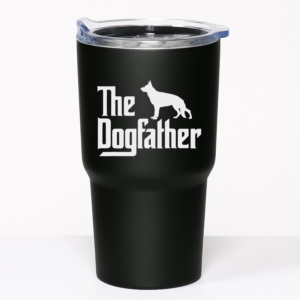 The Dogfather German Shepherd Dog Dad Best Dog Daddy Ever Tumbler